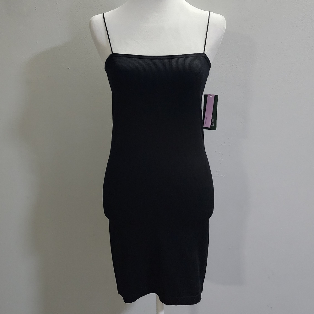 NWT Wild Fable Black Bodycon Mini Dress, L